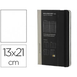 LIBRETA MOLESKINE TAPA DURA PROFESIONAL 240 HOJAS LISTAS DESMONTABLES TAREAS PLANNING COLOR NEGRO 13