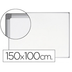 PIZARRA BLANCA BI-OFFICE EARTH-IT MAGNETICA DE ACERO VITRIFICADO MARCO DE ALUMINIO 100 X 150 CM CON 