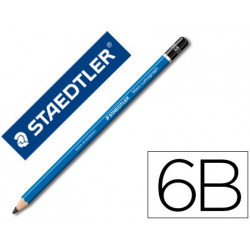 LAPICES DE GRAFITO STAEDTLER MARS LUMOGRAPH 100 6B UNIDAD