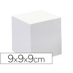 TACO PAPEL QUO VADIS ENCOLADO BLANCO 680 HOJAS 100% RECICLADO 90X90X90 MM 90 GR