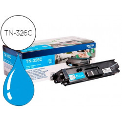 TONER BROTHER TN-326C HLL8250CDN / HLL8350CDW ALTA CAPACIDAD CIAN 3500 PAG