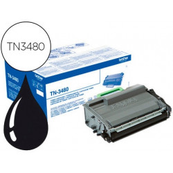 TONER BROTHER TN-3480 DCP-L5500DN / DCP-L6600DW / HL-L5000D / MFC-L5700 ALTA CAPACIDAD NEGRO 8000 PA