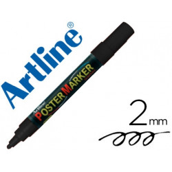 ROTULADOR ARTLINE POSTER MARKER EPP-4-NEG PUNTA REDONDA 2 MM COLOR NEGRO