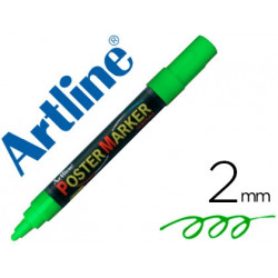 ROTULADOR ARTLINE POSTER MARKER EPP-4-VER PUNTA REDONDA 2 MM COLOR VERDE