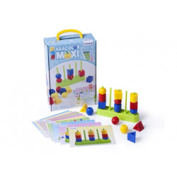 JUEGO MINILAND ABACOLOR 5 COLUMNA MAXI 15 PIEZAS