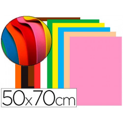 GOMA EVA LIDERPAPEL 50X70CM 60G/M2 ESPESOR 1,5MM COLORES SURTIDOS