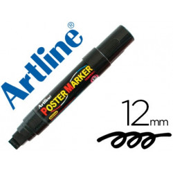 ROTULADOR ARTLINE POSTER MARKER EPP-12 PUNTA REDONDA 12 MM COLOR NEGRO