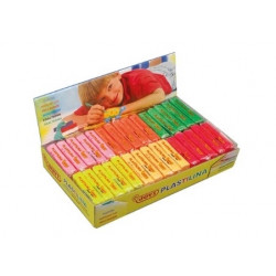 PLASTILINA JOVI 70F TAMAÑO PEQUEÑO COLORES FLUORESCENTES