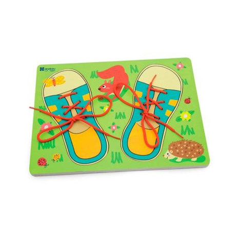 JUEGO ANDREUTOYS ENHEBRAR HILAR Y COSER 30X22,5X1,3CM