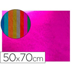 GOMA EVA LIDERPAPEL 50X70 CM ESPESOR 2 MM METALIZADA ROSA