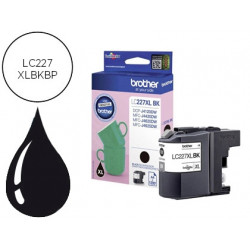 INK-JET BROTHER LC-227XL NEGRO DCP-J4120DW / MFC-J4420DW / J4620DW / J4625DW 1200 PAG