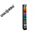 CARTULINA GUARRO DIN A4 185 GR CONTENIDO "C" 100 HOJAS X 12 COLORES