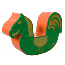 CABALLO SUMO DIDACTIC NARANJA / VERDE 90X25X59 CM