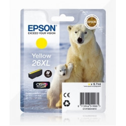 INK-JET EPSON 26XL XP-600 / 605 / 700 / 800 AMARILLO 700 PAG