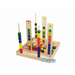 JUEGO ANDREUTOYS MANIPULACION PERCEPCION VISUAL 92 PIEZAS 34X33X4,5 CM