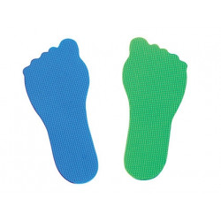 PIES AMAYA DE CAUCHO ANTIDESLIZANTE SET DE 20 UNIDADES 10 AZULES 10 VERDES LONGITUD 230MM