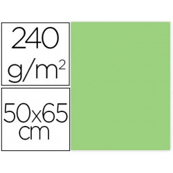 CARTULINA LIDERPAPEL 50X65 CM 240G/M2 VERDE PAQUETE DE 25 HOJAS