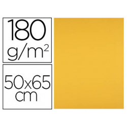 CARTULINA LIDERPAPEL 50X65 CM 180 GR ORO VIEJO PAQUETE DE 25 HOJAS