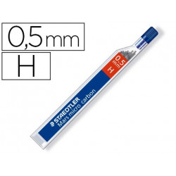 MINAS STAEDTLER MARS MICRO GRAFITO 0,5 MM H TUBO CON 12 UNIDADES