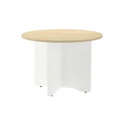 MESA DE REUNION ROCADA MEETING 3005AW04 ESTRUCTURA MADERA BLANCO ALUMINIO EN ASPAS TABLERO BLANCO 10