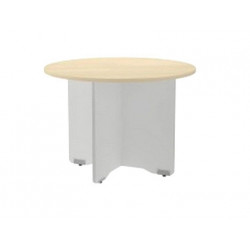 MESA DE REUNION ROCADA MEETING 3006AB02 ESTRUCTURA MADERA GRIS ALUMINIO EN ASPAS TABLERO MADERA GRIS