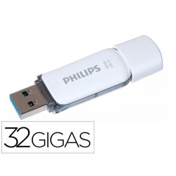 MEMORIA USB PHILIPS FLASH USB 3.0 32GB SNOW GREY