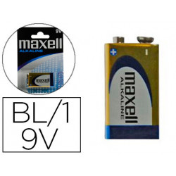 PILA MAXELL ALCALINA 9V LR09 BLISTER DE 1 UNIDAD