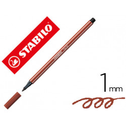 ROTULADOR STABILO ACUARELABLE PEN 68 SANGUINA PUNTA GRUESA 1MM