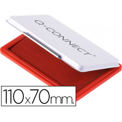 TAMPON Q-CONNECT N2 110X70 MM ROJO