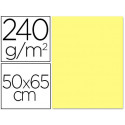 CARTULINA LIDERPAPEL 50X65 CM 240 G/M2 AMARILLO MEDIO