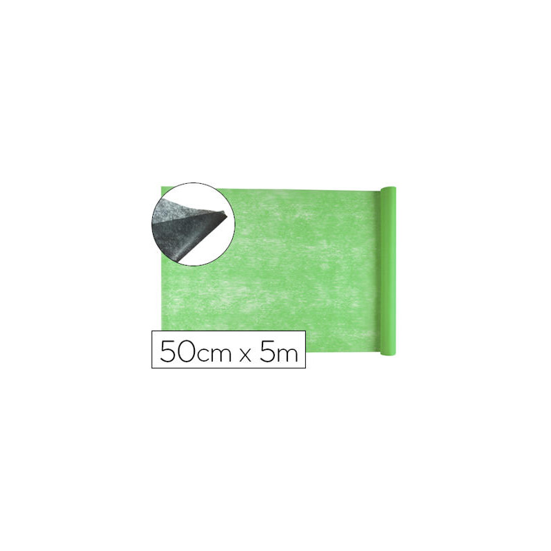 TEJIDO SIN TEJER LIDERPAPEL TERILENO 25 G/M2 ROLLO DE 5 MT VERDE