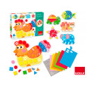 JUEGO GOULA DIDACTICO ANIMAL STICKERS FOAM