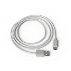 CABLE GROOVY USB-A A TIPO C LONGITUD 1 MT COLOR BLANCO