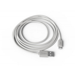 CABLE GROOVY USB 2.0 A APPLE LIGHTNING LONGITUD DE CABLE 2 METROS COLOR BLANCO