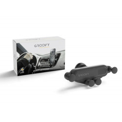 SOPORTE PARA MOVIL GROOVY COCHE GRAVITY COLOR NEGRO