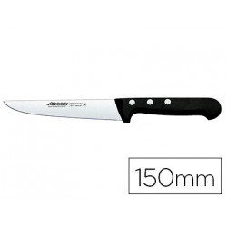 CUCHILLO COCINA ARCOS UNIVERSAL HOJA DE ACERO INOXIDABLE 150 MM