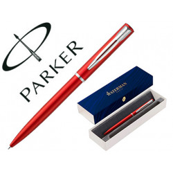 BOLIGRAFO WATERMAN ALLURE LACA ROJA EN ESTUCHE DE REGALO