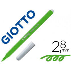 ROTULADOR GIOTTO TURBO COLOR LAVABLE CON PUNTA BLOQUEADA UNICOLOR VERDE