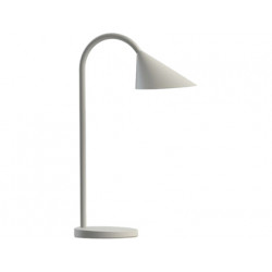 LAMPARA DE ESCRITORIO UNILUX SOL LED 4W BRAZO FLEXIBLE ABS Y METAL BLANCO BASE 14 CM DIAMETRO