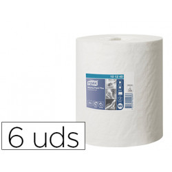 PAPEL SECAMANOS TORK EXTRA ANCHO 215 MM LARGO 160 MT 2 CAPAS PARA DISPENSADOR M2 PAQUETE DE 6 UNIDAD