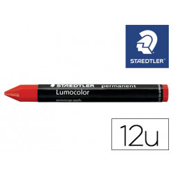 CERA STAEDTLER PARA MARCAR ROJO LUMOCOLOR PERMANENTE OMNIGRAPH 236