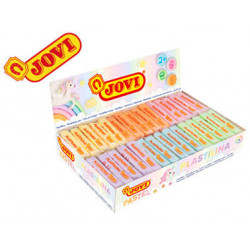 PLASTILINA JOVI 70 TAMAÐO PEQUEÐO CAJA DE 30 UNIDADES COLORES PASTEL SURTIDOS 50G