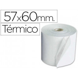 ROLLO SUMADORA EXACOMPTA TERMICO 57 MM X 60 MM 55 G/M2 SIN BISFENOL A