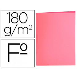 SUBCARPETA LIDERPAPEL FOLIO ROSA PASTEL 180G/M2