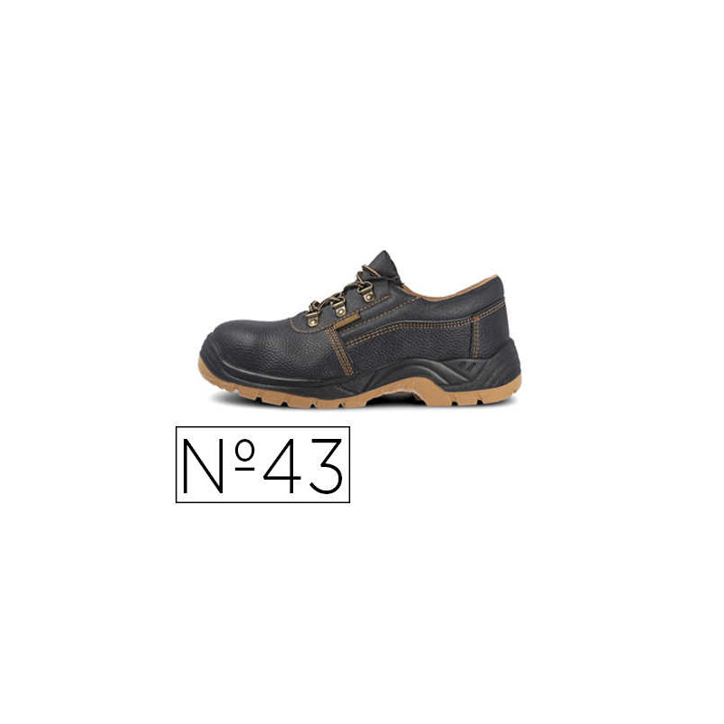 ZAPATO DE SEGURIDAD PAREDES ZP1000 S3 NEGRO TALLA 43