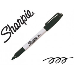 ROTULADOR SHARPIE PERMANENTE PUNTA FINA NEGRO