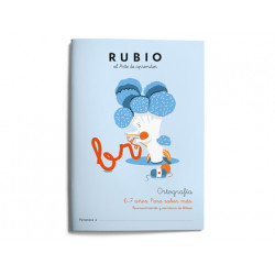 CUADERNO RUBIO ORTOGRAFIA 6-7 AÑOS PARA SABER MAS