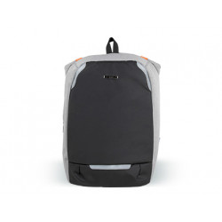 MOCHILA PARA PORTATIL Q-CONNECT 18" NEGRA / GRIS POLIESTER IMPERMEABLE 460X170X310 MM