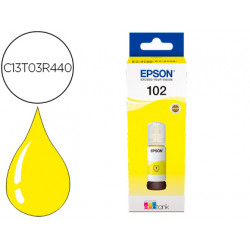 TINTA EPSON ECOTANK 102 ET-2700 / 2750 / 3700 / 3750 / 4750 BOTE DE 70 ML AMARILLO 6.000 PAG