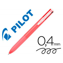 BOLIGRAFO PILOT SUPER GRIP G 4 COLORES RETRACTIL SUJECION DE CAUCHO TINTA BASE DE ACEITE CUERPO COLO